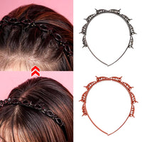 2022 Stylish Double Bangs Hair Clips - Trendy Head Hoops & Hairpins for Women