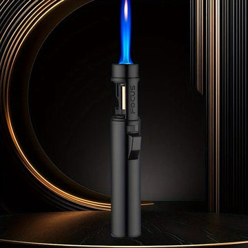 Ultimate 2-in-1 Windproof Torch Lighter & Bottle Opener - Refillable Adjustable Flame for Outdoor Adventures!