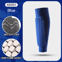 Premium Football Shin Guard Socks with Foam Padding - Calf Compression Sleeve & Honeycomb Design for Ultimate Protection and Comfort in Soccer!
