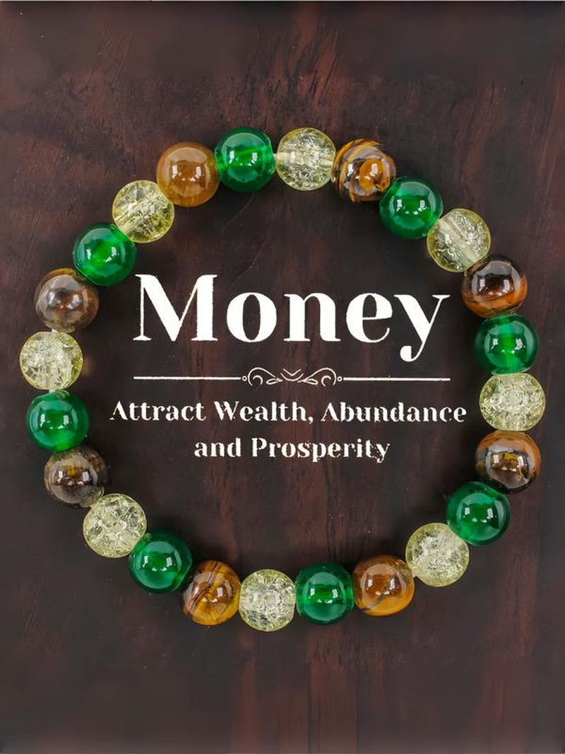 Handmade Wealth-Attracting Crystal Bracelet – Unique Jewelry for Men & Women to Enhance Fortune and Luck – Ideal Gift Choice