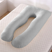 Ultimate U-Shape Maternity Pillow for Pregnant Women - Summer Sleeping Support with Cooling Ice Silk