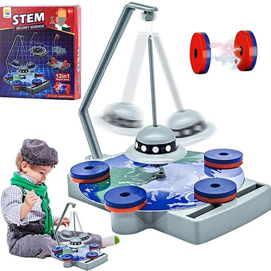  🧲 Magnetic Science Experiment Kit – 12-in-1 STEM Toy for Kids (Ages 8+)