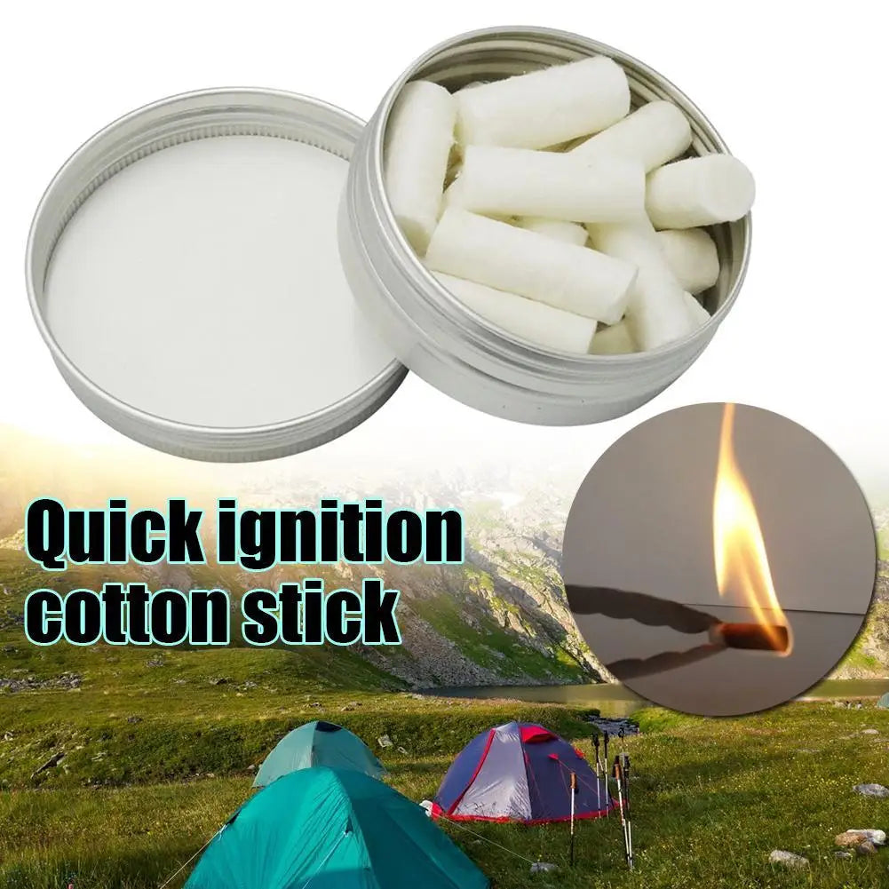 Paraffin Fire Starter Rope – Waterproof Waxed Tinder Cord for Camping, Hiking, Survival & Emergency Use