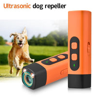 Rechargeable Sonic Dog Bark Deterrent - Safe 25KHz Anti-Bark Device with 32ft Range & LED for Indoor/Outdoor Use - Effective Dog Whistle & Barking Silencer