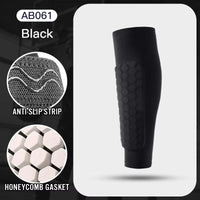Premium Football Shin Guard Socks with Foam Padding - Calf Compression Sleeve & Honeycomb Design for Ultimate Protection and Comfort in Soccer!