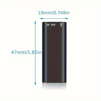 Professional Voice-Activated Digital Recorder - 32GB Noise-Canceling MP3 Player, Ultra-Thin Portable Design for Business Meetings, Battery Not Included