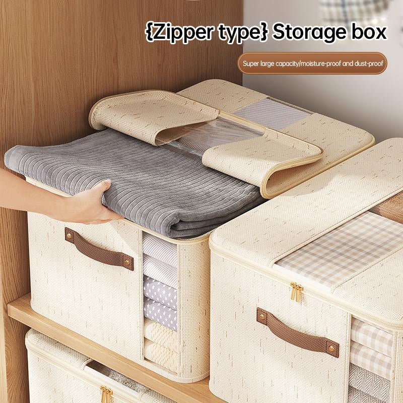 Tianshan Double Window Zipper Wardrobe Storage Box - Buy One, Get Two FREE! Set of 3!
