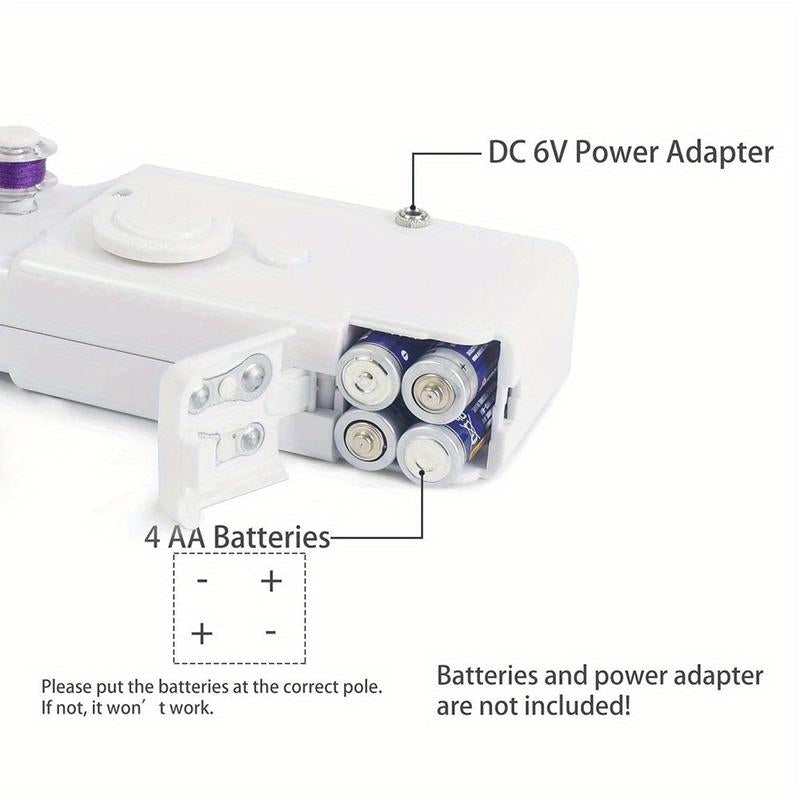 Portable Mini Handheld Sewing Machine - Perfect for Quick Repairs and On-the-Go Stitching!