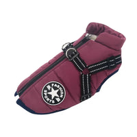 Ultimate Winter Dog Jacket with Harness – Waterproof & Warm Coat for Large Breeds like Labrador, French Bulldog & Chihuahua