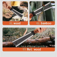 Versatile Folding Butterfly Saw - Compact Hand-Held Logging & Woodworking Tool with Double-Sided Grinding