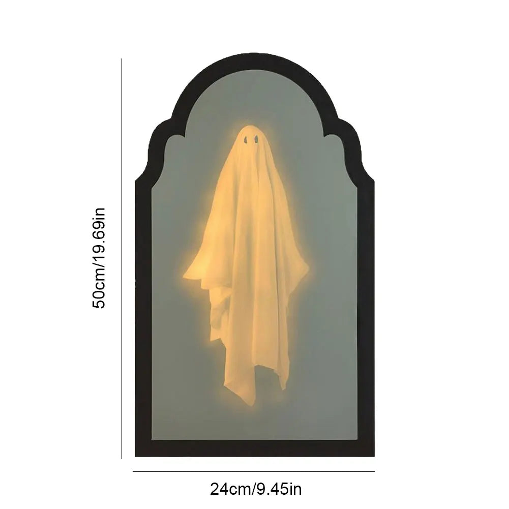 Spooky Hologram Ghost Night Light – Adorable Halloween Home Decor for a Festive Touch!