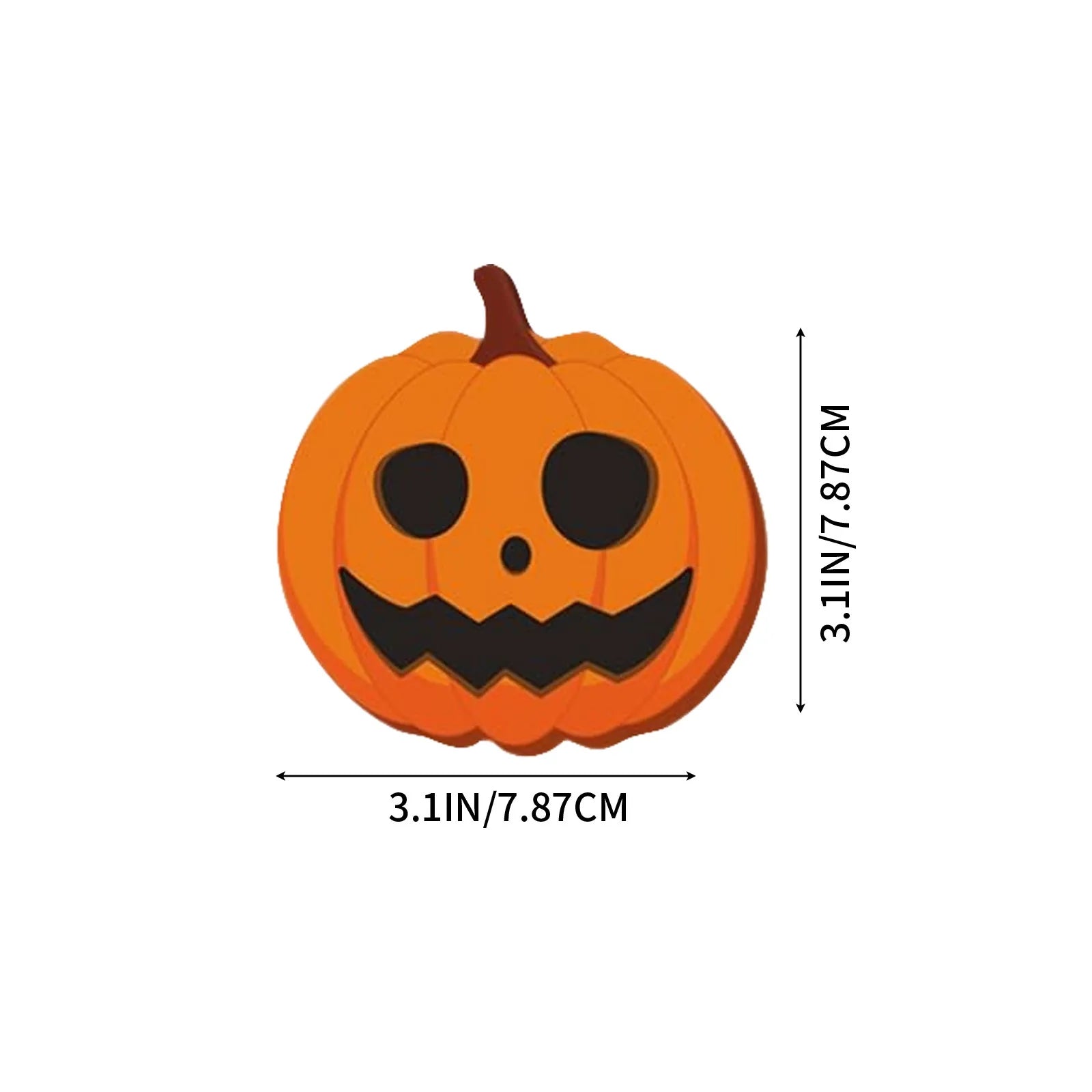 24 Pcs Cute Halloween Pumpkin Ornaments - Wooden Tree Decor for Spooky Celebrations