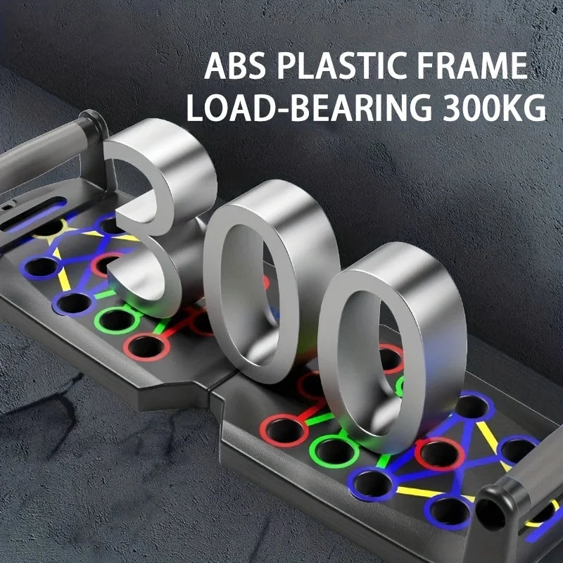 Ultimate Portable Push-Up Board Set - Multifunctional Fitness Equipment for Targeting Chest, Abs, Arms & Back