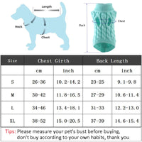 Cozy Winter Turtleneck Sweater for Small Dogs & Cats - Soft Vest for Chihuahuas, Yorkies & Teddy Jackets