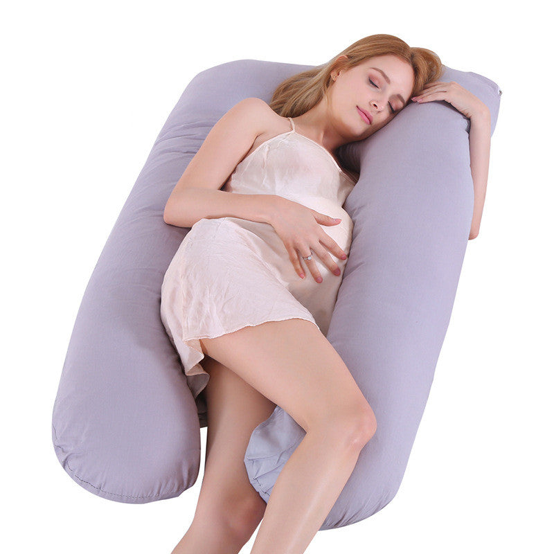 Ultimate U-Shape Maternity Pillow for Pregnant Women - Summer Sleeping Support with Cooling Ice Silk