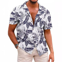 Men’s Summer Printed Short-Sleeved Shirt – Lightweight, Stylish & Breathable Casual Wear