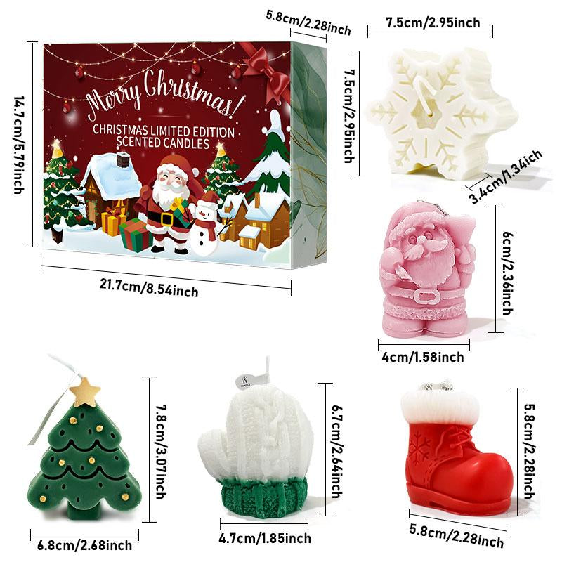 Indulge in the Holidays: Limited Edition Luxury Scented Candle Gift Set - Handcrafted Festive Aromas in Elegant Packaging for Perfect Christmas Decor & Presents