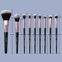 20Pcs Professional Makeup Brush Set with Box - Perfect for Powder, Eye Shadow, Foundation, and Blush!