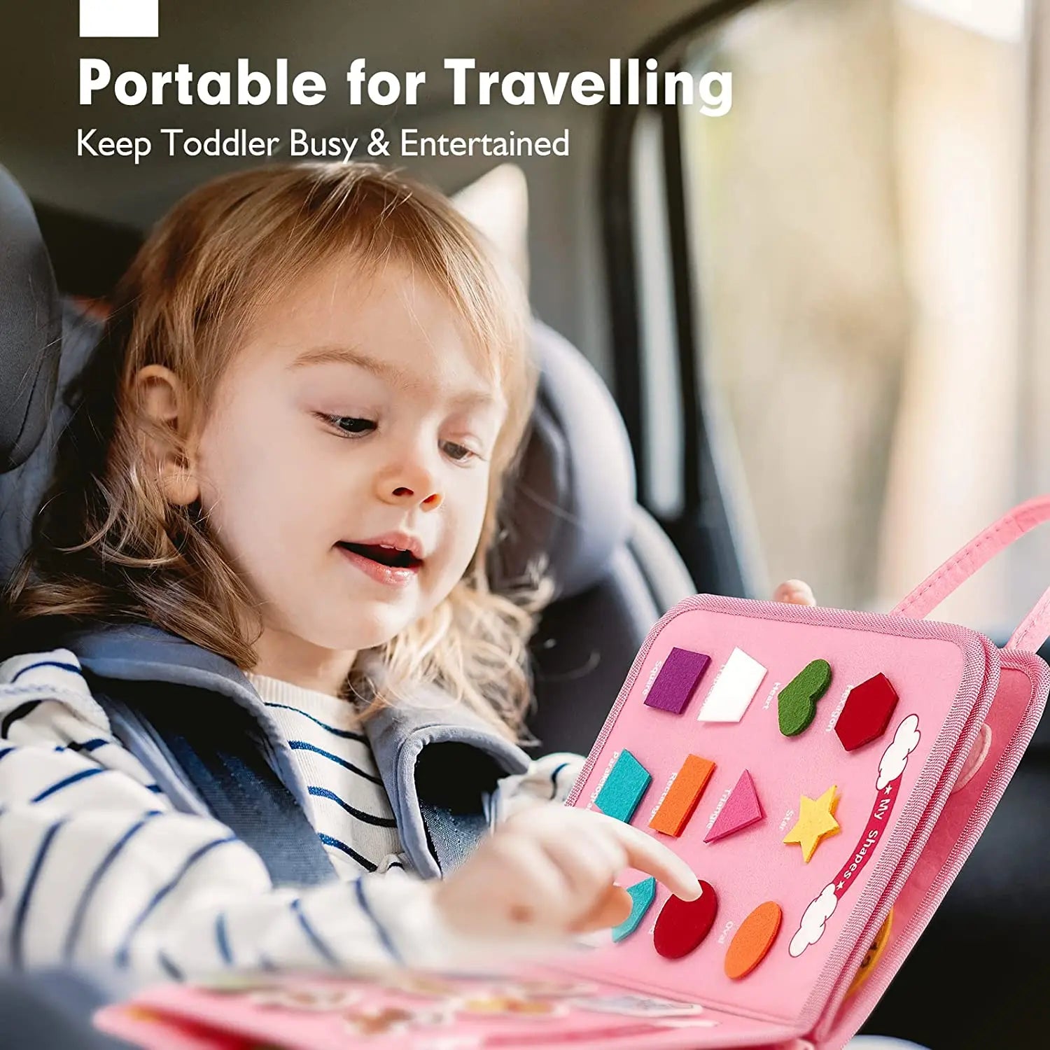 Travel-Friendly Montessori Activity Board