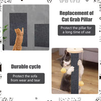 Ultimate Cat Scratching Mat & Carpet - Trimmable Self-Adhesive Protector for Furniture