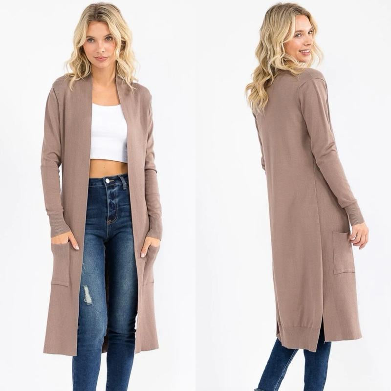 Chic Katty Open Front Cardigan for Women - Effortless Style and Comfort