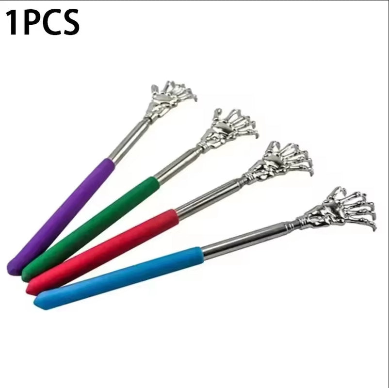 Telescopic Stainless Steel Back Scratcher for Ultimate Relief - Perfect for Seniors' Comfort and Health