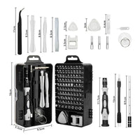 Ultimate 115-in-1 Precision Magnetic Screwdriver Set for Computer, Mobile Phone & Equipment Repair - Essential Hand Tool Kit
