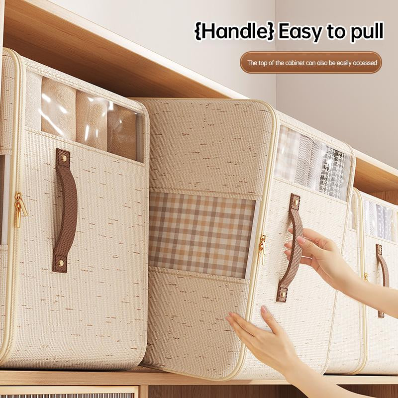 Tianshan Double Window Zipper Wardrobe Storage Box - Buy One, Get Two FREE! Set of 3!