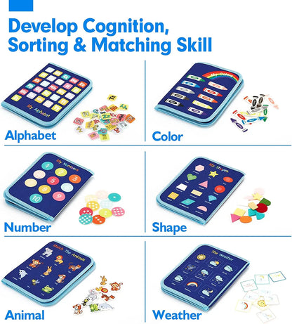 Travel-Friendly Montessori Activity Board
