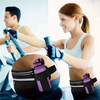 Comfortable Sport Running Waist Bag for Men & Women - Stylish Fanny Pack with Safety Tape for Gym, Cycling & Phone Storage