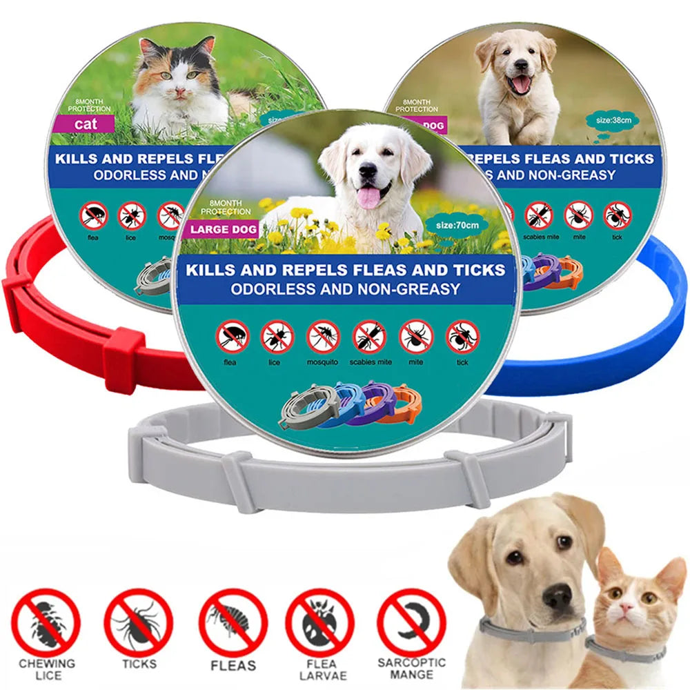 Revolutionary Anti-Flea and Tick Collar for Dogs and Cats – Effective, Vet-Approved Protection for All Sizes!