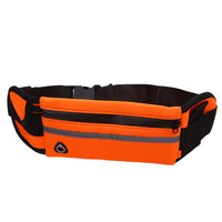 Comfortable Sport Running Waist Bag for Men & Women - Stylish Fanny Pack with Safety Tape for Gym, Cycling & Phone Storage