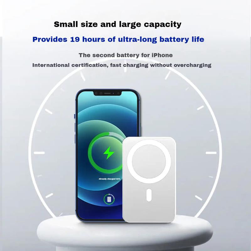 Ultra-Thin 10000mAh Magnetic Power Bank for iPhone 12-17 - Fast Charging PD 20W Wireless Portable Charger