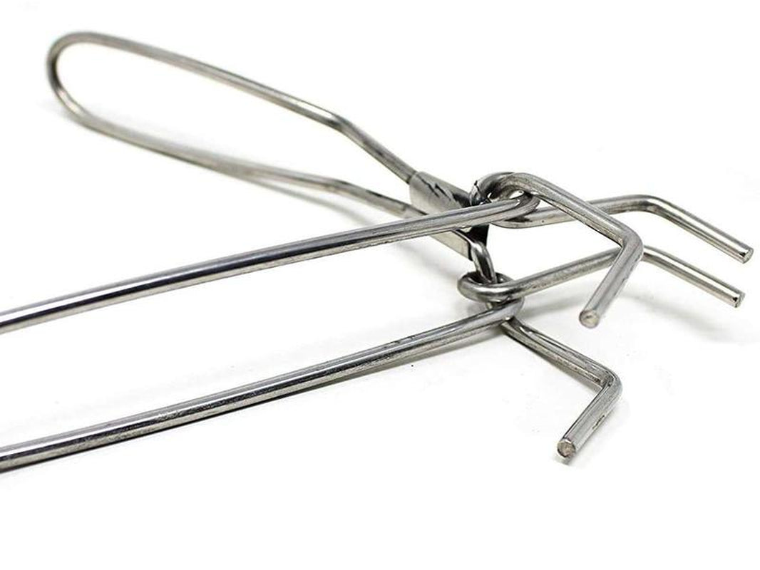 Heavy-Duty Stainless Steel Hot Pot Gripper Tongs | Heat-Resistant Kitchen Tool for Safe Lifting