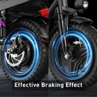 High-Performance Adult Electric Scooter - 20 MPH, 45 Miles Range, Foldable, Dual Brake & Suspension, Stylish Design, Perfect Christmas Gift!