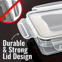 50-Piece Essential Food Storage Box Set with 24 Lids - High-Quality Sealed Containers for Kitchen, Pantry, Travel & Picnics - Includes Labels and Markings