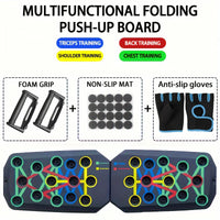 Ultimate Portable Push-Up Board Set - Multifunctional Fitness Equipment for Targeting Chest, Abs, Arms & Back
