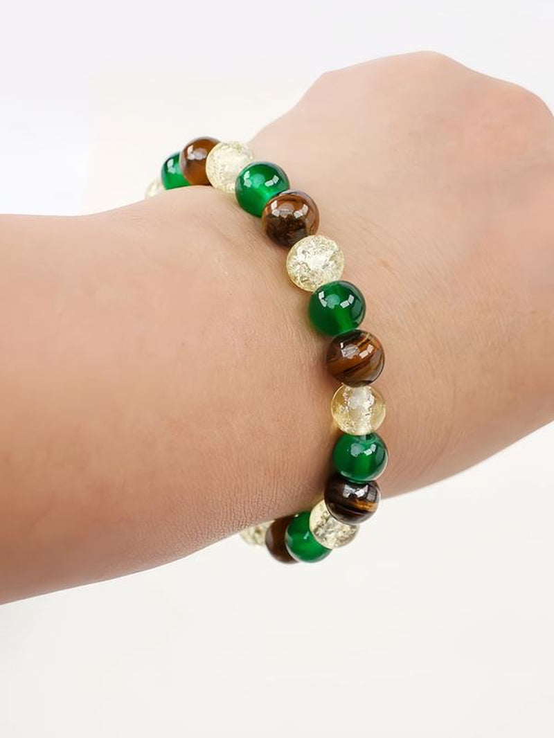 Handmade Wealth-Attracting Crystal Bracelet – Unique Jewelry for Men & Women to Enhance Fortune and Luck – Ideal Gift Choice