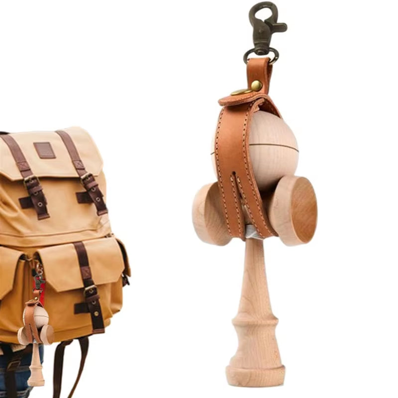 Painted Wood Kendama Toy - Enhance Eye-Hand Coordination with Fun Outdoor Juggling Game for All Ages