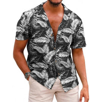 Men’s Summer Printed Short-Sleeved Shirt – Lightweight, Stylish & Breathable Casual Wear