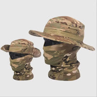 Versatile Camouflage Boonie Cap & Balaclava Hat Set - Foldable, Soft, and Ideal for Outdoor Hunting, Fishing, and Sun Protection
