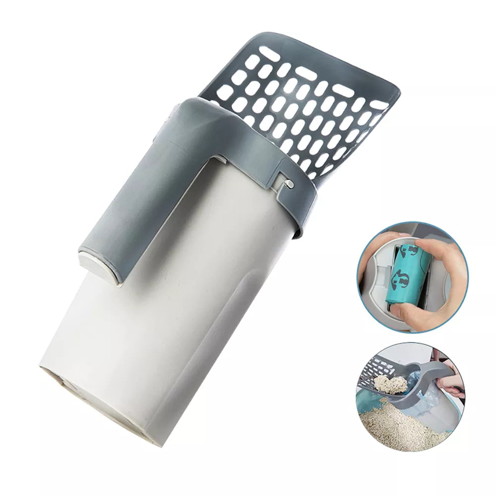 Self-Cleaning Cat Litter Shovel Scoop - Effortless Toilet Cleanup for Your Feline Friend!