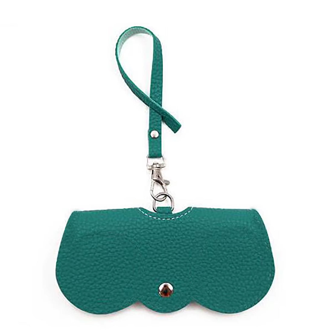 Cute Litchi Embossed PU Leather Glasses Case - Portable Sunglasses & Reading Glasses Storage Bag