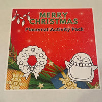 50 Pack Christmas Coloring Placemats for Kids – Fun Holiday Dinner Activity with 10 Unique Designs (11x17)