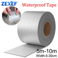 Premium Waterproof Aluminum Foil Tape - High-Temperature Resistant Butyl Sealant for Wall, Pool, Roof Repairs - Heavy-Duty Self-Adhesive Duct Tape