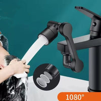 Revolutionary 1080° Rotating Heavy Metal Faucet Sprayer Head for Effortless Kitchen Cleaning and Splash Control