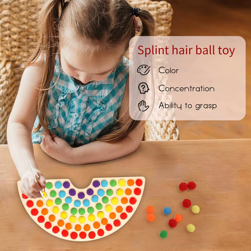 Rainbow Bead Match & Count Game