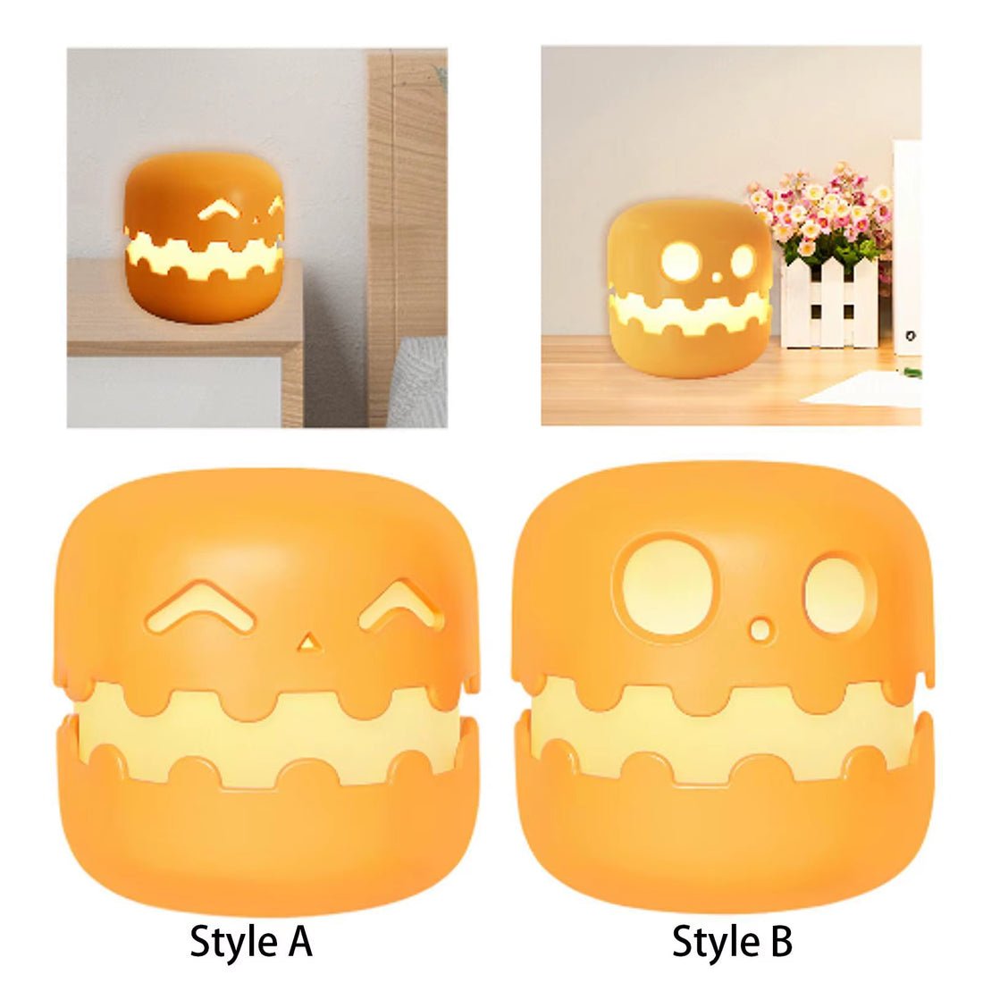 Adorable Halloween Pumpkin String Lights - Perfect for Indoor & Outdoor Decor!