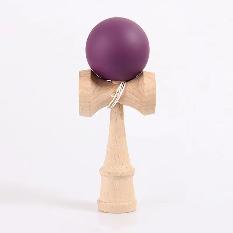 Painted Wood Kendama Toy - Enhance Eye-Hand Coordination with Fun Outdoor Juggling Game for All Ages