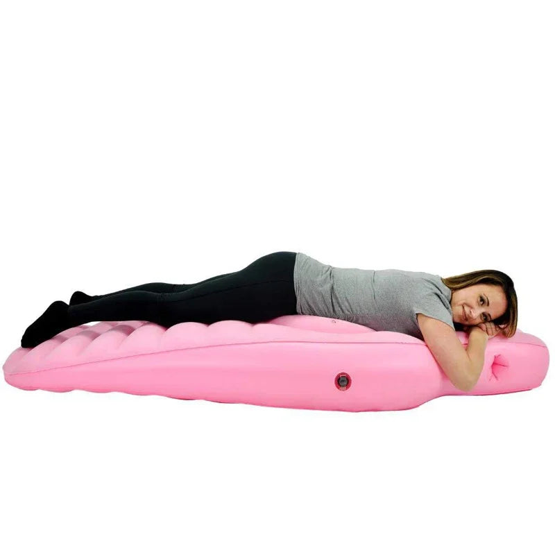 Ultimate Inflatable Pregnancy Pillow & Yoga Mat - Comfortable Sleeping Solution for Moms-to-Be!